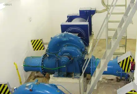 2 gruppo turbina centrale idroelettrica